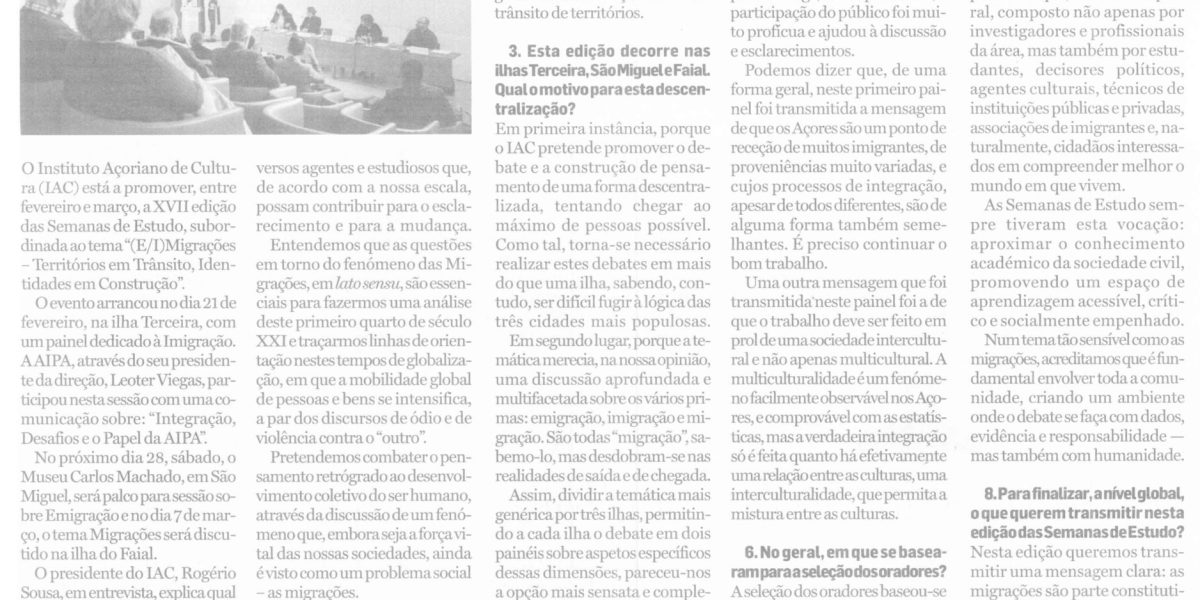 Rumos Cruzados - 26-02-2026